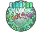 Sticker | kyxsan (Holo, Champion) | Cologne 2026