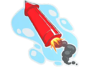 Sticker | Big Red Rocket