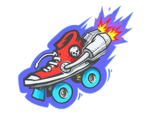 Sticker | Rocket Skates