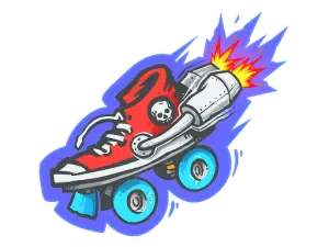 Sticker | Rocket Skates