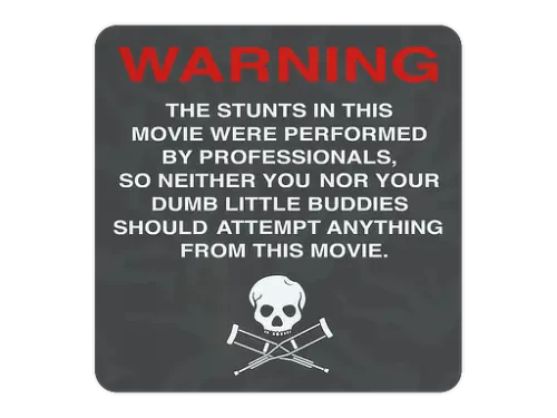 Sticker | WARNING