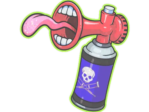 Sticker | Airhorn (Glitter) Sticker | Airhorn (Glitter)