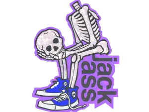 Sticker | Head In Hands (Glitter)