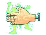 Sticker | High Five! (Glitter)