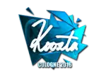Sticker | koosta (Foil) | Cologne 2016