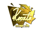 Sticker | koosta (Gold) | Cologne 2016