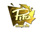 Sticker | pita (Gold) | Cologne 2016