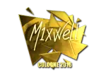 Sticker | mixwell (Gold) | Cologne 2016