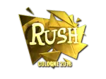 Sticker | RUSH (Gold) | Cologne 2016