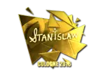 Sticker | stanislaw (Gold) | Cologne 2016