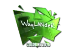Sticker | wayLander (Foil) | Cologne 2016