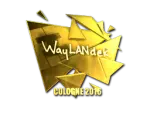 Sticker | wayLander (Gold) | Cologne 2016