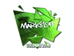 Sticker | markeloff (Foil) | Cologne 2016