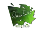 Sticker | WorldEdit | Cologne 2016