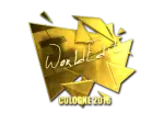 Sticker | WorldEdit (Gold) | Cologne 2016