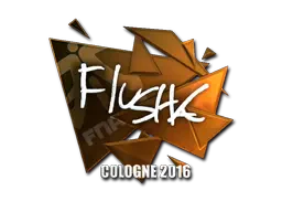 Sticker | flusha (Foil) | Cologne 2016 Sticker | flusha (Foil) | Cologne 2016