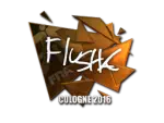 Sticker | flusha (Foil) | Cologne 2016