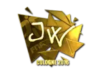 Sticker | JW (Gold) | Cologne 2016