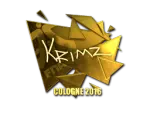 Sticker | KRIMZ (Gold) | Cologne 2016