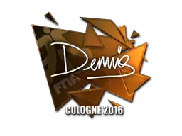 Sticker | dennis (Foil) | Cologne 2016 Sticker | dennis (Foil) | Cologne 2016