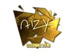 Sticker | aizy (Gold) | Cologne 2016