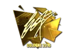 Sticker | fox (Gold) | Cologne 2016