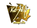 Sticker | kioShiMa (Gold) | Cologne 2016