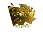 Sticker | FalleN (Gold) | Cologne 2016