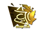 Sticker | chrisJ (Gold) | Cologne 2016