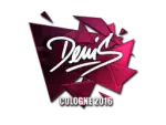 Sticker | denis (Foil) | Cologne 2016