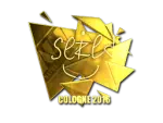 Sticker | seized (Gold) | Cologne 2016
