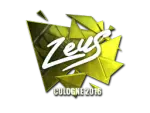 Sticker | Zeus (Foil) | Cologne 2016