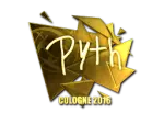 Sticker | pyth (Gold) | Cologne 2016