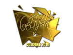 Sticker | GeT_RiGhT (Gold) | Cologne 2016