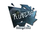 Sticker | RUBINO (Foil) | Cologne 2016