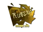 Sticker | RUBINO (Gold) | Cologne 2016