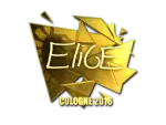 Sticker | EliGE (Gold) | Cologne 2016