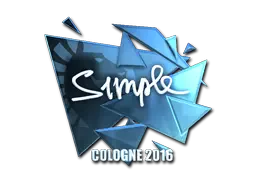 Sticker | s1mple (Foil) | Cologne 2016 Sticker | s1mple (Foil) | Cologne 2016