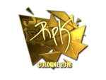 Sticker | RpK (Gold) | Cologne 2016