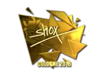 Sticker | shox (Gold) | Cologne 2016