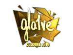 Sticker | gla1ve (Gold) | Cologne 2016