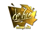 Sticker | device (Gold) | Cologne 2016