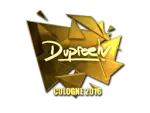Sticker | dupreeh (Gold) | Cologne 2016