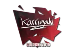 Sticker | karrigan | Cologne 2016