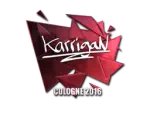 Sticker | karrigan (Foil) | Cologne 2016