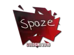 Sticker | spaze | Cologne 2016
