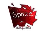 Sticker | spaze (Foil) | Cologne 2016