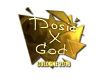 Sticker | Dosia (Gold) | Cologne 2016