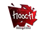 Sticker | hooch (Foil) | Cologne 2016
