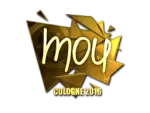 Sticker | mou (Gold) | Cologne 2016